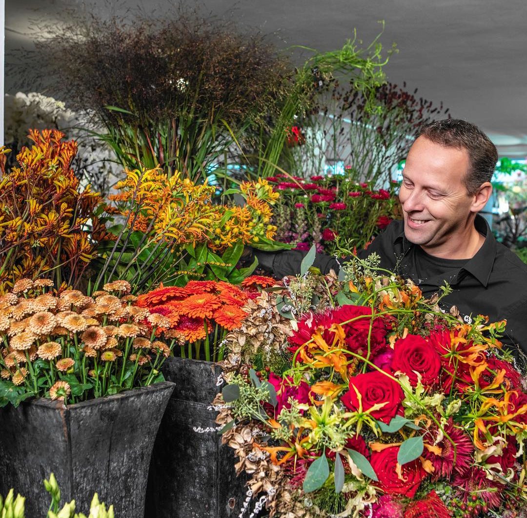 Bloemstylist Hans Zijlstra