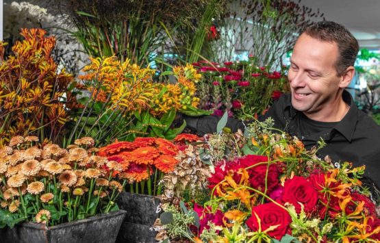 Bloemstylist Hans Zijlstra