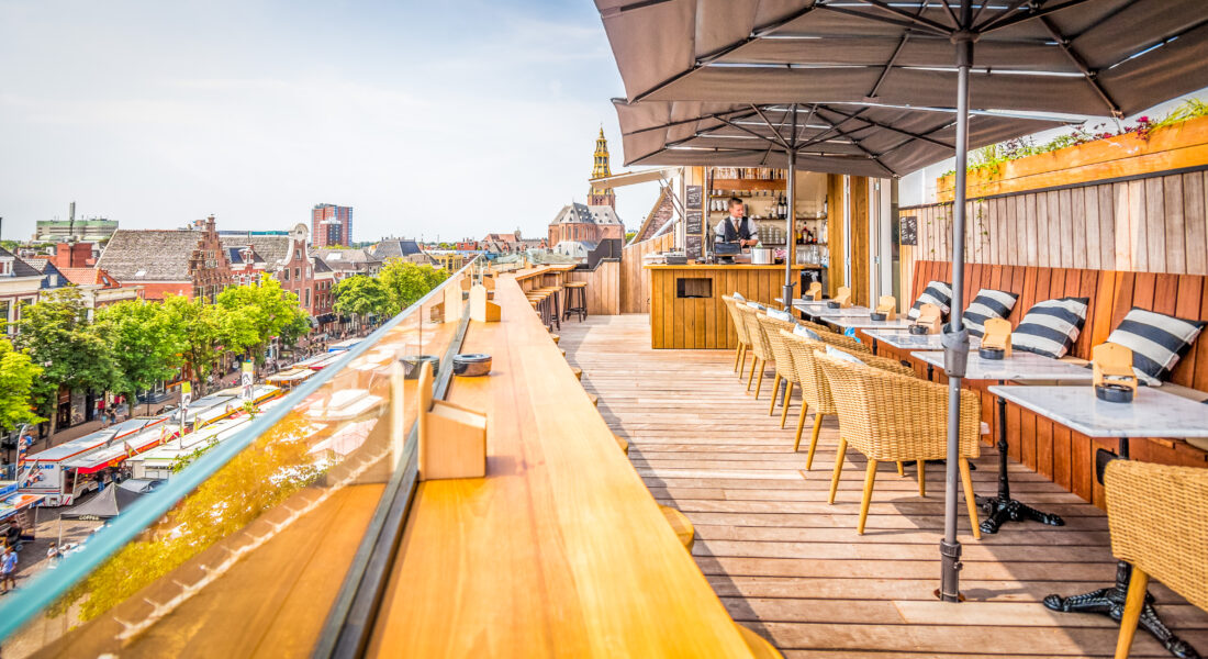 Drinks with a view: These rooftop terraces can be found in Groningen