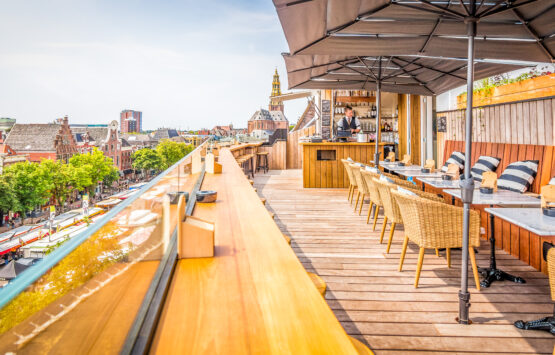 Terraces with a view: these are Groningen’s rooftop terraces